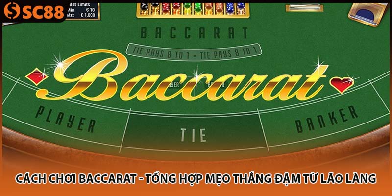 Cách Chơi Baccarat - Tổng Hợp Mẹo Thắng Đậm Từ Lão Làng